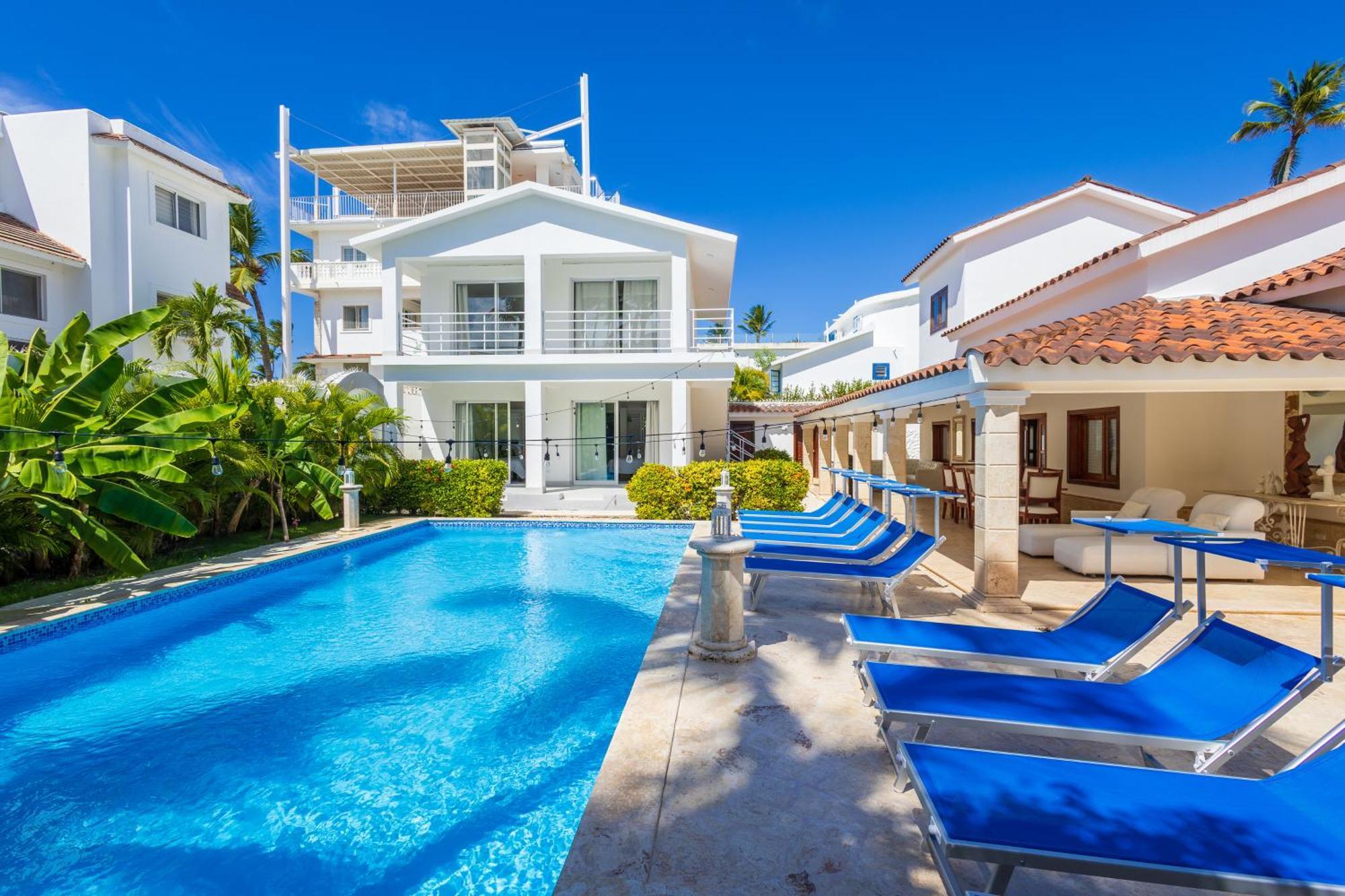 Huge 7-Bedroom Beach Villa With Private Pool - Los Corales Villas Punta Cana Exterior foto